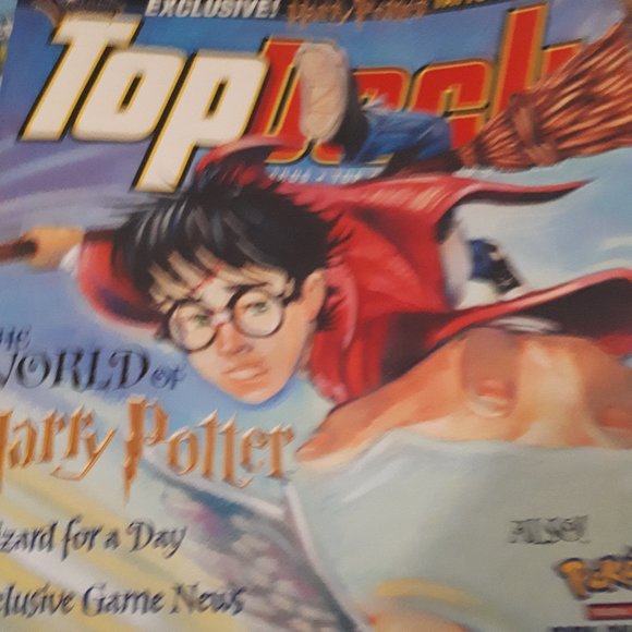 Harry Potter Tattoo Top Deck Magazine Vol. 2 Iss. 11 w/, Pokemon, MTG Booster - Picture 5 of 5